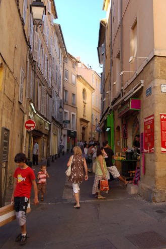 Balade dans les rues d'Aix