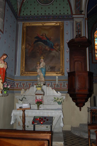 Dans l'église St Jean le Baptiste