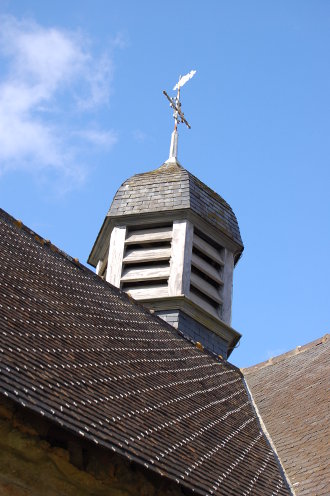 Le clocher de la chapelle Sainte Anne