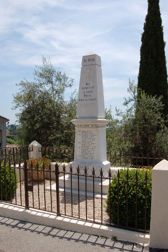 Le monument aux morts de <strong>La Gaude</strong>