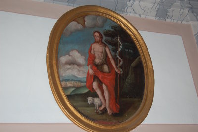 Peinture dans l'église des Cantons.
