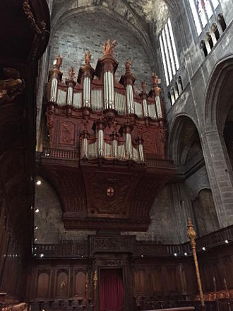 Les orgues de la Cathédrale...