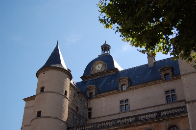 Château et horloge...