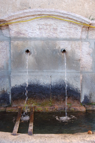 Il y avait déja l'eau courante...