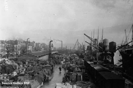 Les quais de Bordeaux en 1916