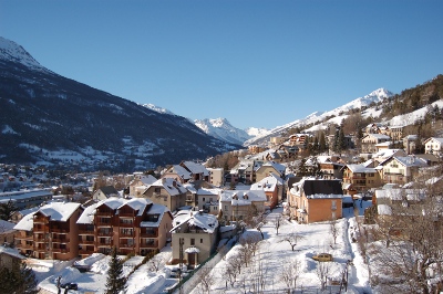 Regardant vers la vallée de la Guisane...