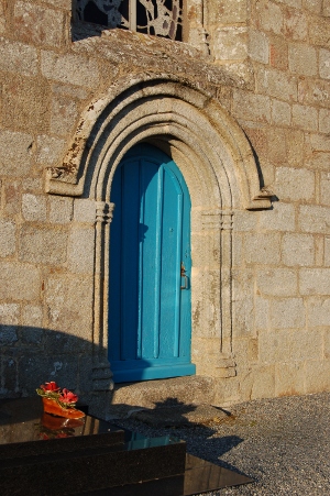 L'entrée de la sacristie