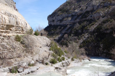 Les gorges de la Méouge