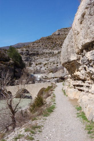 Balade dans les gorges de la Méouge.