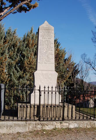 Le monument aux morts