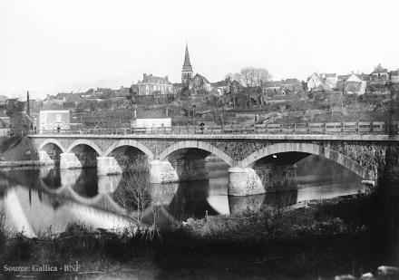 Ponts sur la Mayenne - Daon en 1873
