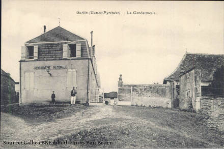 L'ancienne gendarmerie vers 1900