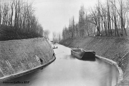 La tranchée de Génelard en 1875