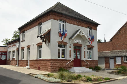 La mairie d'Hannescamps