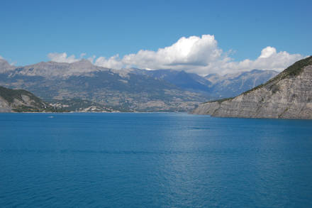 Balade sur le lac de Serre-Ponçon