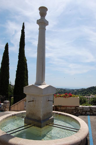 La fontaine de <strong>la Gaude</strong>