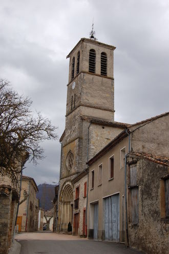 L'église paroissiale de <strong>Lachau</strong>