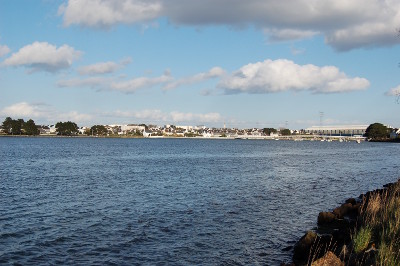 La ville, depuis <strong>Lorient</strong>