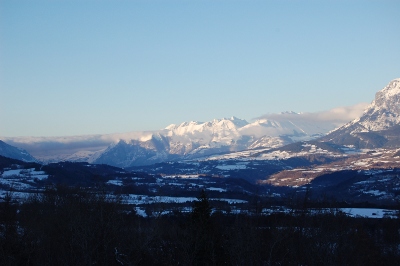 Vue sur le banc du Peyron