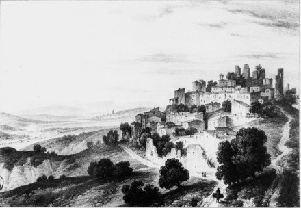 La commune vers 1830.