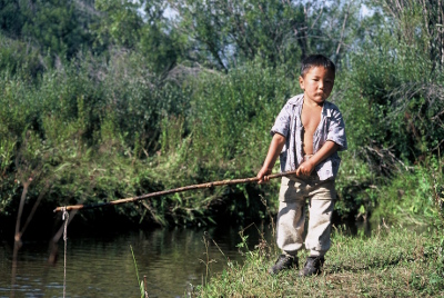 Namnam; jeune pêcheur