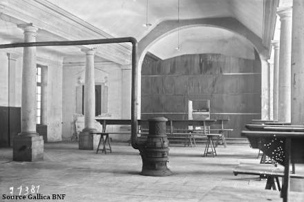 Salle de l'ancien séminaire en 1922