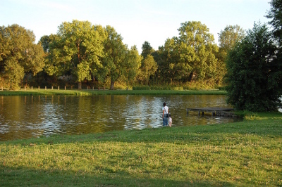 Le soir venant, le lac est bien reposant...