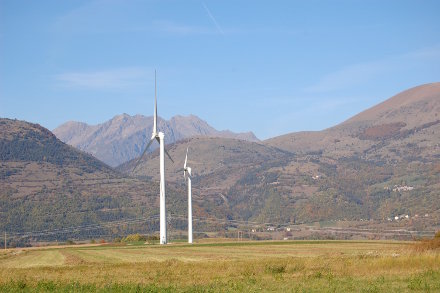 Les éoliennes de Pellafol.