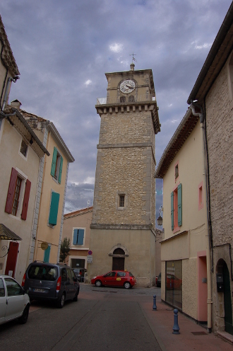 Ciel plombé et tour de l'horloge...