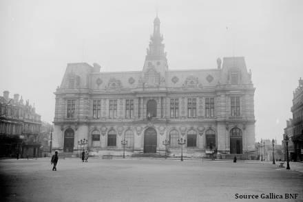L'Hôtel de Ville en 1916