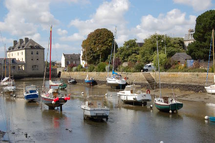 Le port de <strong>Pont l'Abbé</strong>...