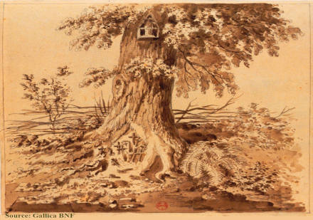 Arbre oratoire de Mayenne en 1846