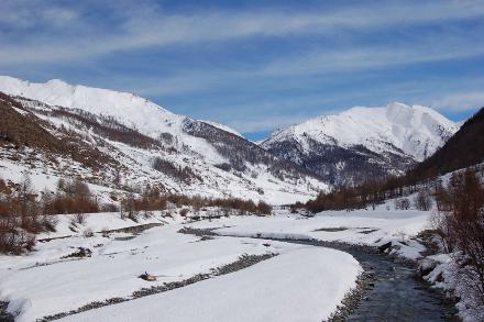 Le Guil et la neige...