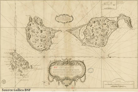 Carte relevée en 1763