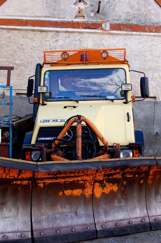 Période creuse pour ce chasse-neige...