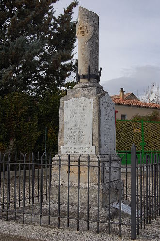 Le monument aux morts...