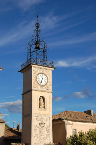 La tour de l'horloge...