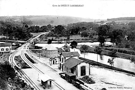 La gare de Spézet-Landeleau