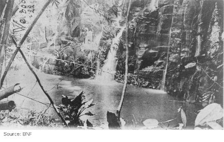 La cascade de Combani en 1928