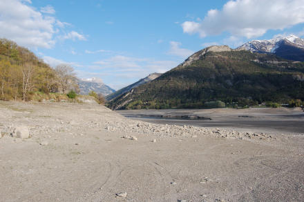 Vue sur le lac...