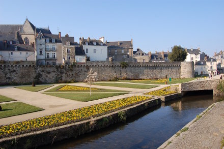 Le jardin des remparts de Vannes