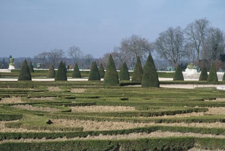 dans les jardins du Château...