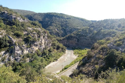 Les gorges de l'Eygue...